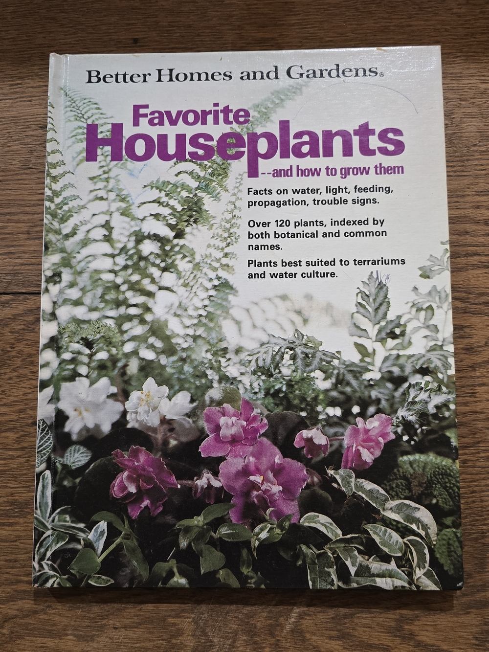 Better Homes And Gardens Houseplants Book - Purple & Green Cover #818